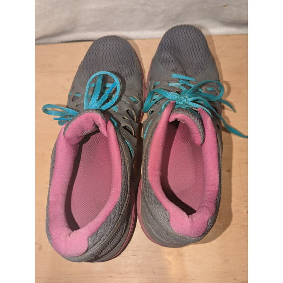 Nike Women’s Dial Fusion Run‎ 2 Running Shoes Sz. 11 GRAY PINK 599564-002 - Picture 7 of 9